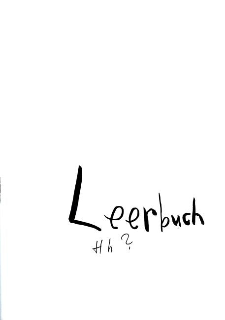 Leerbuch: von Leere und Lehre