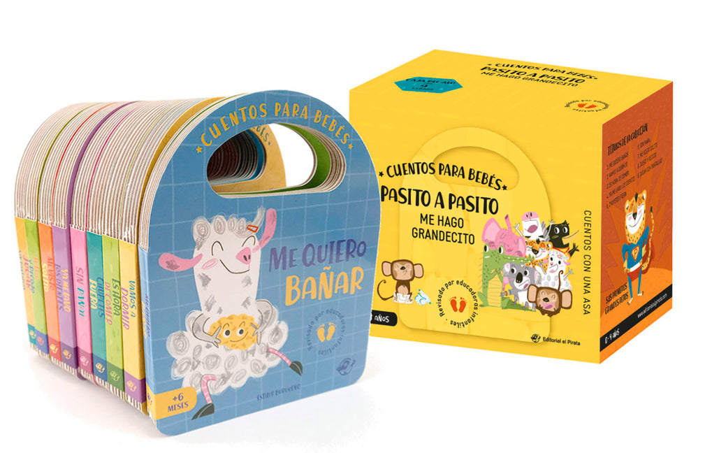 Cuentos Para Bebés: Lote de Cuentos Pasito a Pasito Me Hago Grandecito (Pasito a Pasito, Me Hago Grandecito)