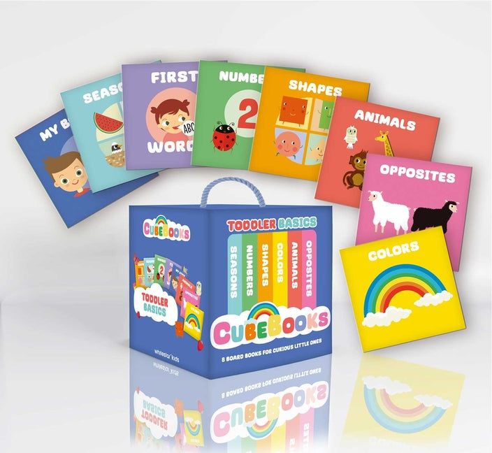 Cubebooks: Toddler Basics: 8 Board Books for Curious Little Ones (Cubebooks #1)