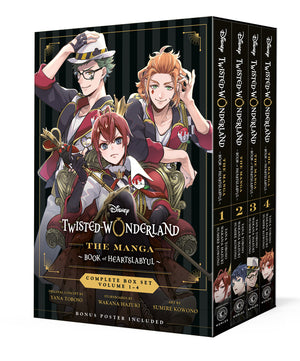 Twisted-Wonderland: Book of Heartslabyul (the Manga), Boxed Set: Volumes 1-4