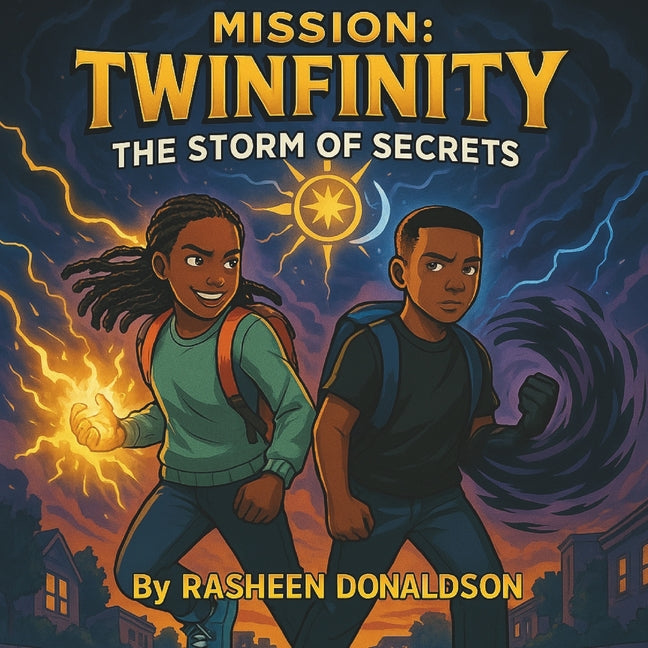 Mission: Twinfinity - The Storm of Secrets: "When the storm rises, only their bond can break the silence."