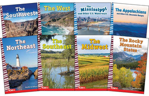Explore the United States' Regions from the Appalachians to the Rockies: Social Studies Readers 8-Book Set (Social Studies: Informational Text) (1ST ed.)