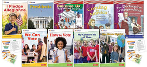 American Democracy, Voting, & Elections 9-Book Set Plus 2-Card Decks for Grades K-1 [With Cards] (Icivics) (1ST ed.)