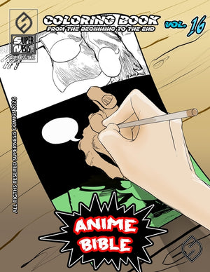 Anime Bible From The Beginning To The End Vol. 16: Coloring book