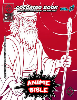 Anime Bible From The Beginning To The End Vol. 20: Coloring book