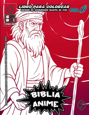 Biblia Anime Desde El Inicio Hasta El Final Vol 20: libro para colorear