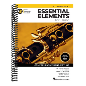 Essential Elements for Band BB Clarinet Book 1 with Eei Online Resources Clarinet Method Book and Sheet Music for Students and Teachers Band Method So