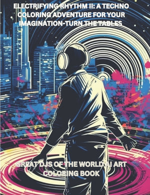 Electrifying Rhythms II: A Techno Coloring Journey for Your Mind: Turn the Tables