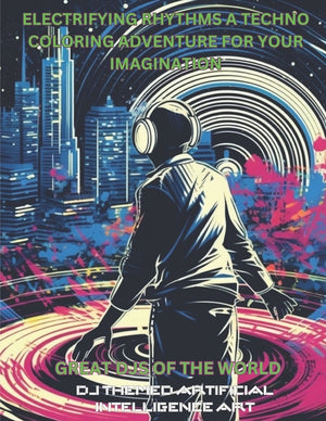 Electrifying Rhythms: A Techno Coloring Adventure for Your Imagination: Turn the Tables
