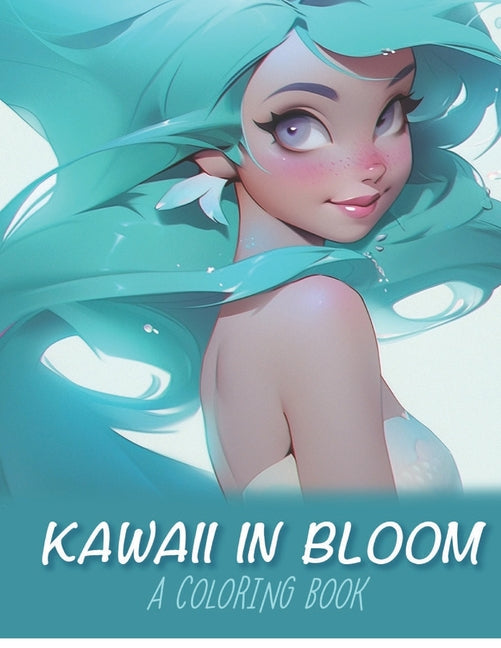 Kawaii in Bloom: A Coloring Book