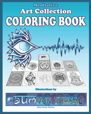 Meditative Art Collection by Caummon Thread: Illustrations intended to sooth and quiet the mind by Kasey Dutton