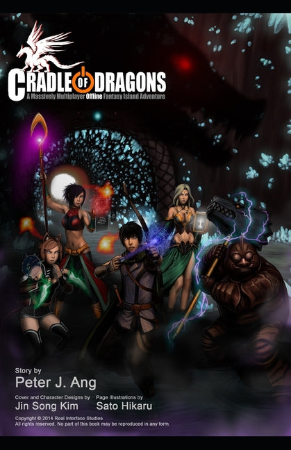 Cradle of Dragons Graphic Novel Manga Book 1: A Massively Multiplayer Offline Fantasy Island Adventure