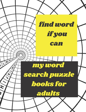 find word if you can: my word search puzzle books for adults