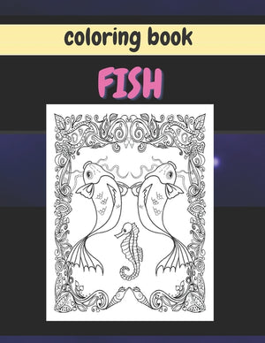 Coloring book fish