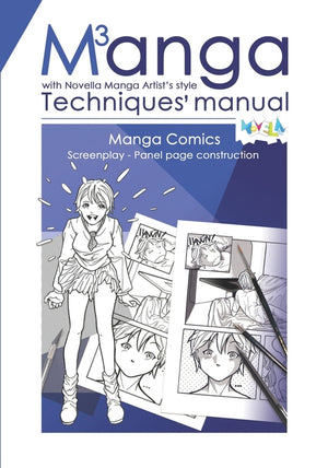 Manual of Manga Techniques. Chapter 3: Manga Comics, Screenplay, Panel page construction