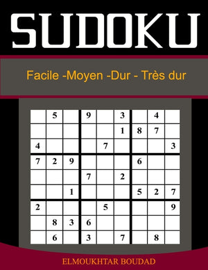 Sudoku: Sudoku Facile Moyen Difficile Très difficiles - 384 Grilles Avec Solutions-Grand Livre de Sudoku-Sudoku adulte mega fo