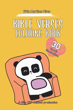 Bible verses coloring book: 30 kawaii ilustrations