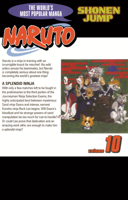 Naruto, Vol. 10: A Splendid Ninja