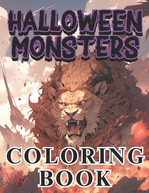 Halloween Monsters Coloring Book: 40 Scary Illustrations for Adults and Teens