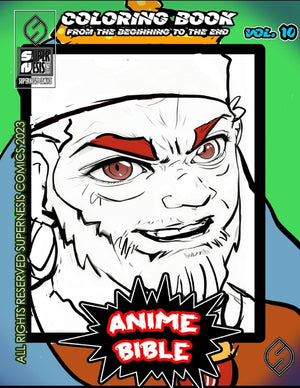 Anime Bible From The Beginning To The End Vol. 10: Coloring book