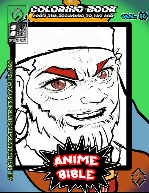 Anime Bible From The Beginning To The End Vol. 10: Coloring book