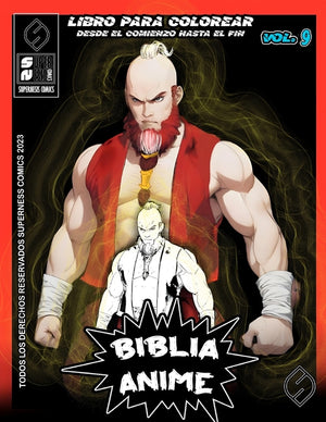 Biblia Anime Desde El Inicio Hasta El Final Vol 9: libro para colorear