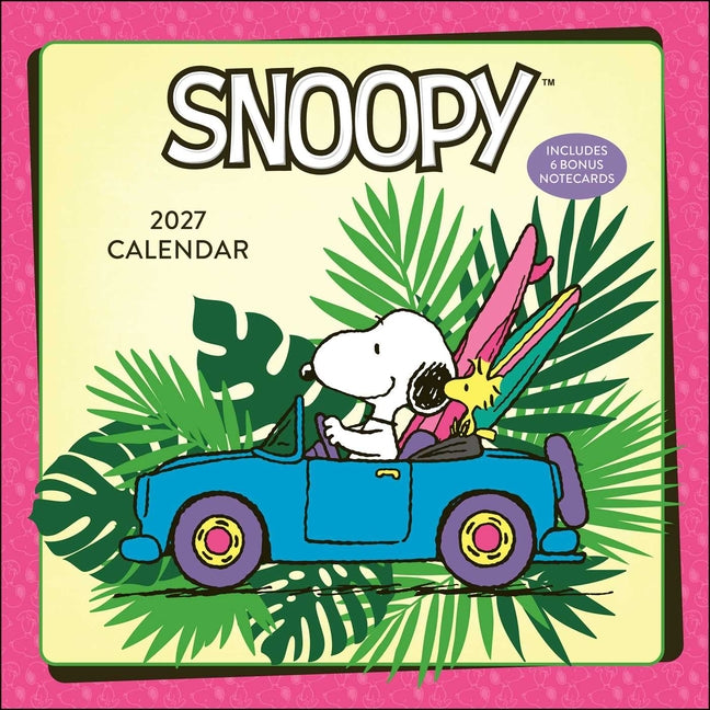 Peanuts(r) Snoopy 2027 Wall Calendar with Notecards