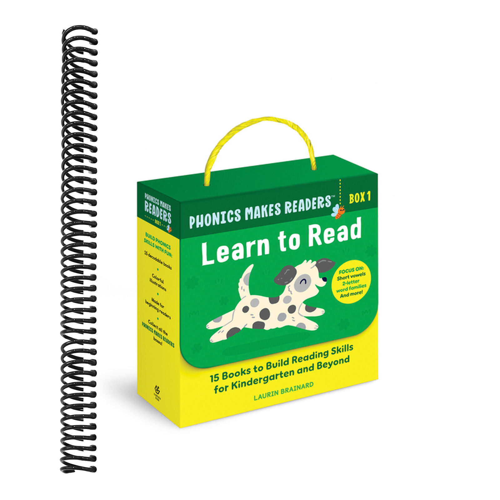 Phonics Makes Readers: Learn to Read Box 1: 15 Books to Build Reading Skills for Kindergarten and Beyond