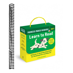 Phonics Makes Readers: Learn to Read Box 1: 15 Books to Build Reading Skills for Kindergarten and Beyond