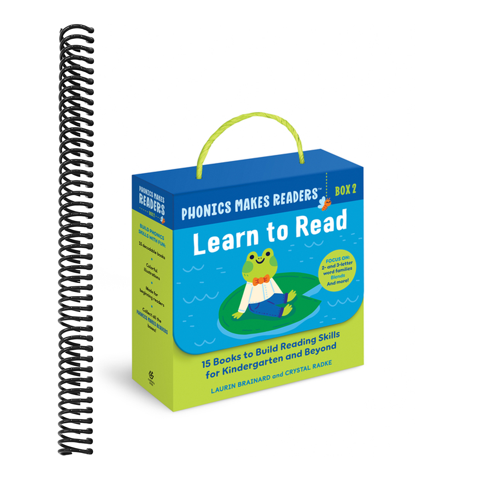 Phonics Makes Readers: Learn to Read Box 2: 15 Books to Build Reading Skills for Kindergarten and Beyond