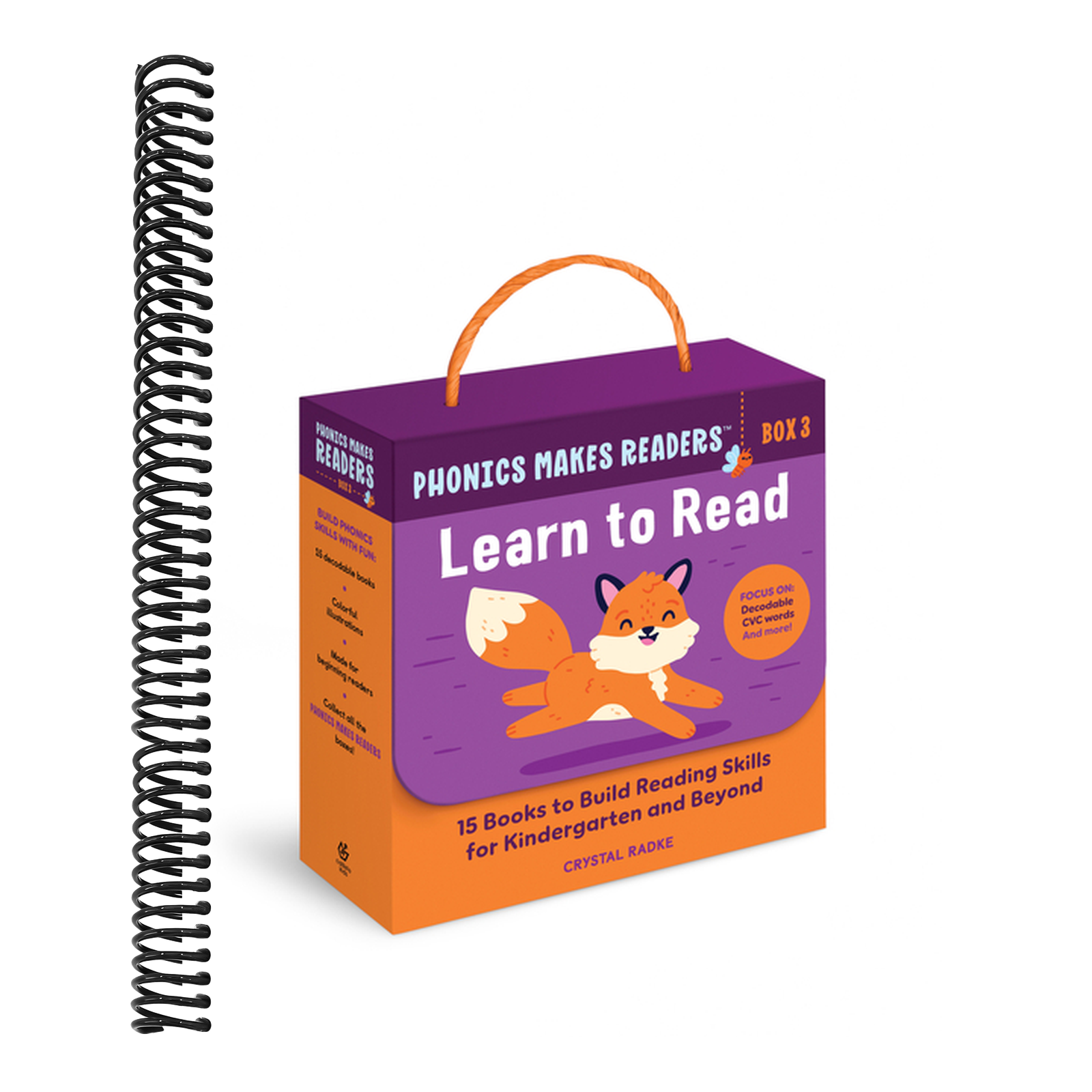 Phonics Makes Readers: Learn to Read Box 3: 15 Books to Build Reading Skills for Kindergarten and Beyond