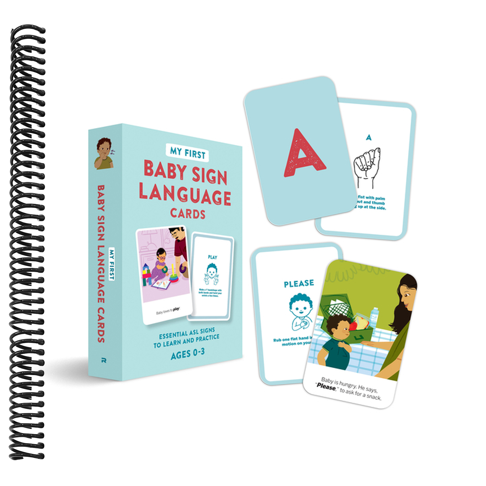 My First Baby Sign Language Flash Cards: Essential ASL Signs to Learn and Practice