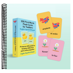 100 First Words Flash Cards for Toddlers: English-Spanish Bilingual: Primeras 100 Palabras Tarjetas Didacticas Para Ninos Pequenos