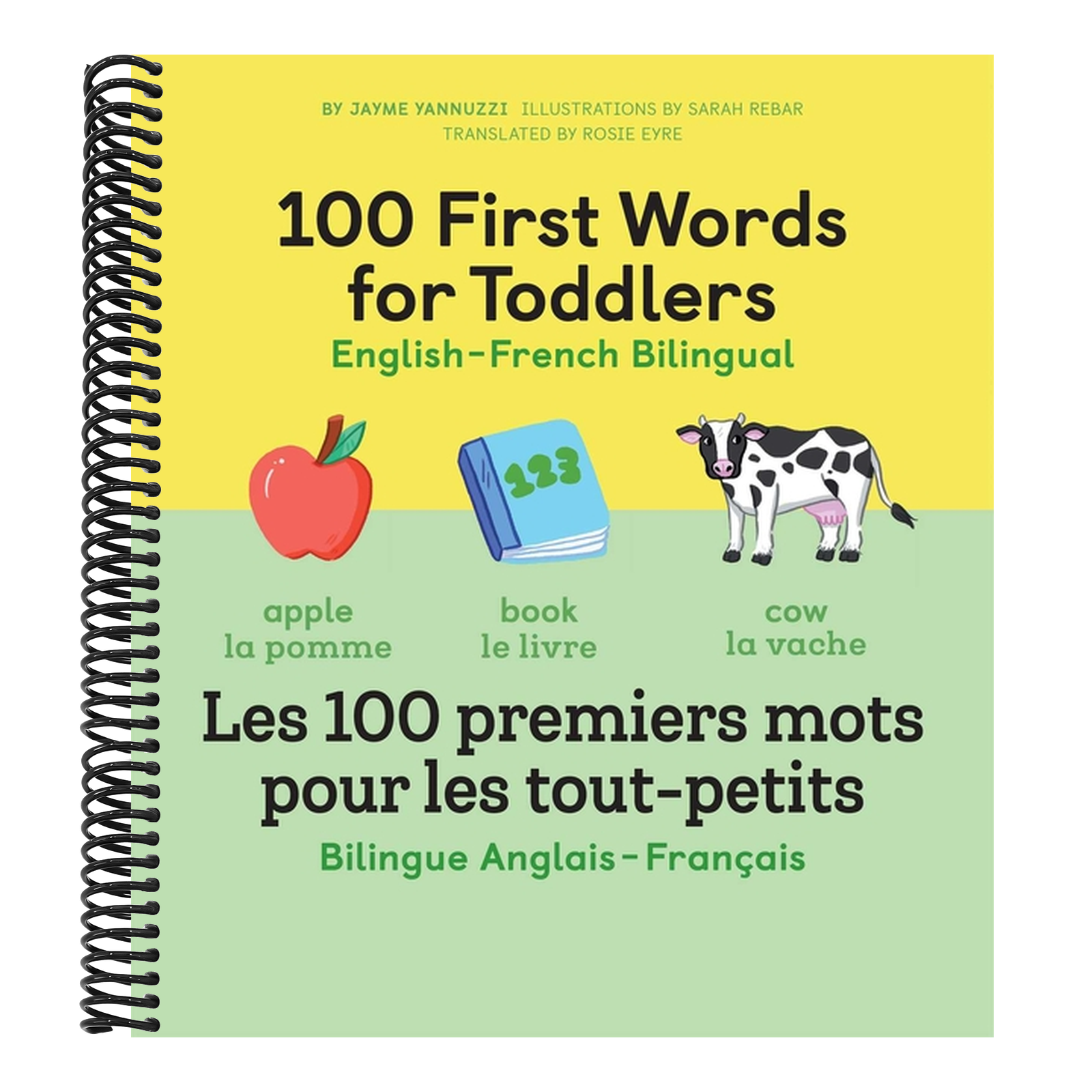 100 First Words for Toddlers: English-French Bilingual: A French Book for Kids