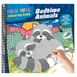 Magic Paper Coloring Book: Bedtime Animals: Discover Hidden Patterns and Images!