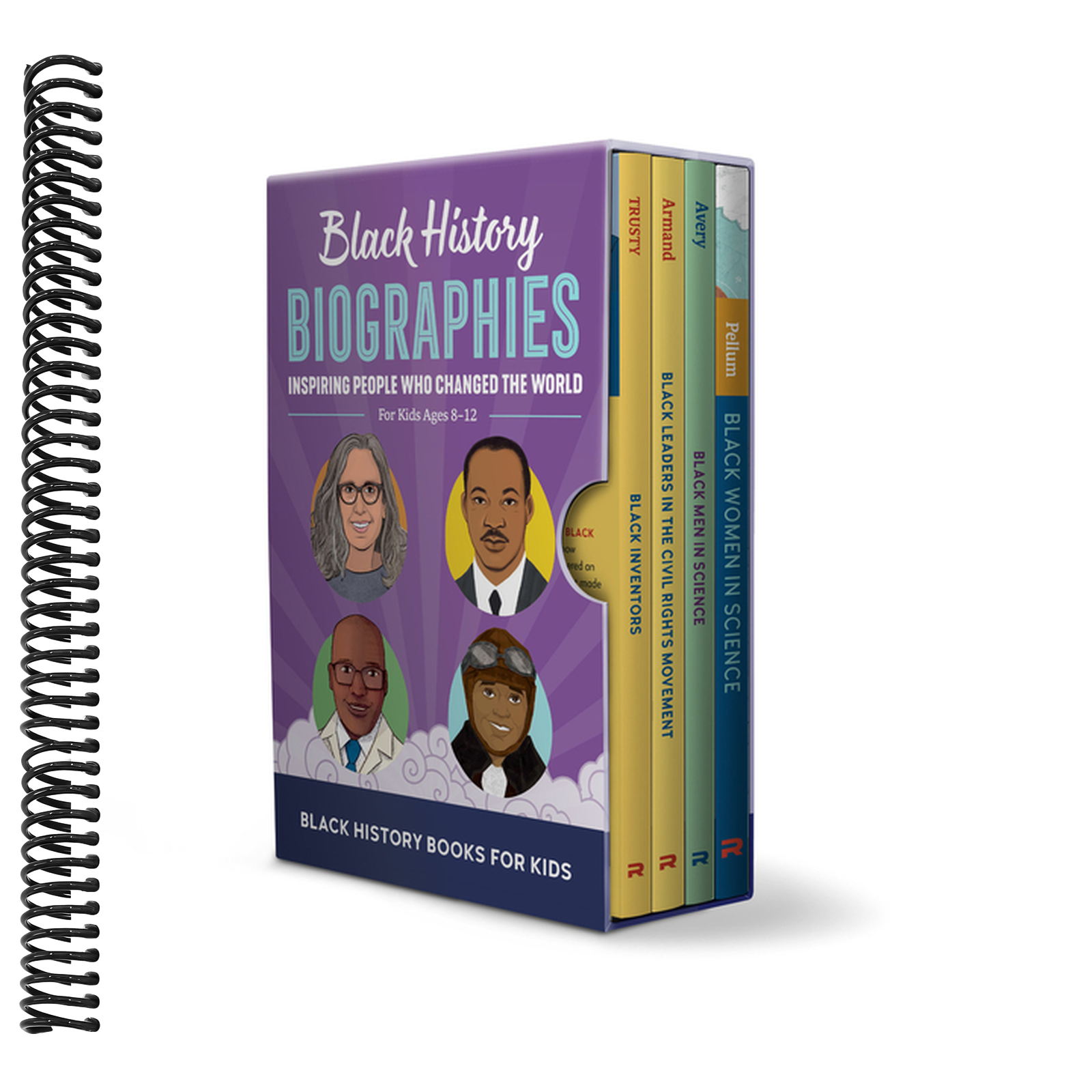 Black History Biographies 4 Book Box Set: Inspiring People Who Changed the World for Kids Ages 8-12