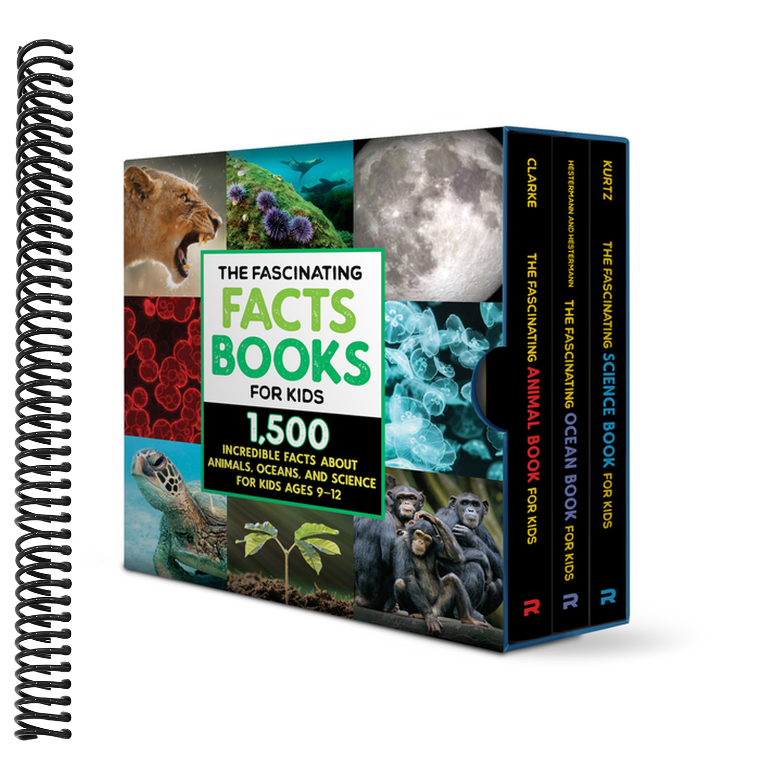 The Fascinating Facts Books for Kids 3 Book Box Set: 1,500 Incredible Facts about Animals, Oceans, and Science for Kids Ages 9-12
