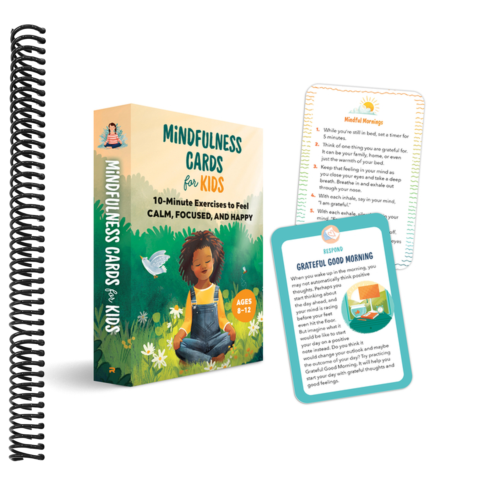 Mindfulness Cards for Kids: 10-Minute Exercises to Feel Calm, Focused, and Happy
