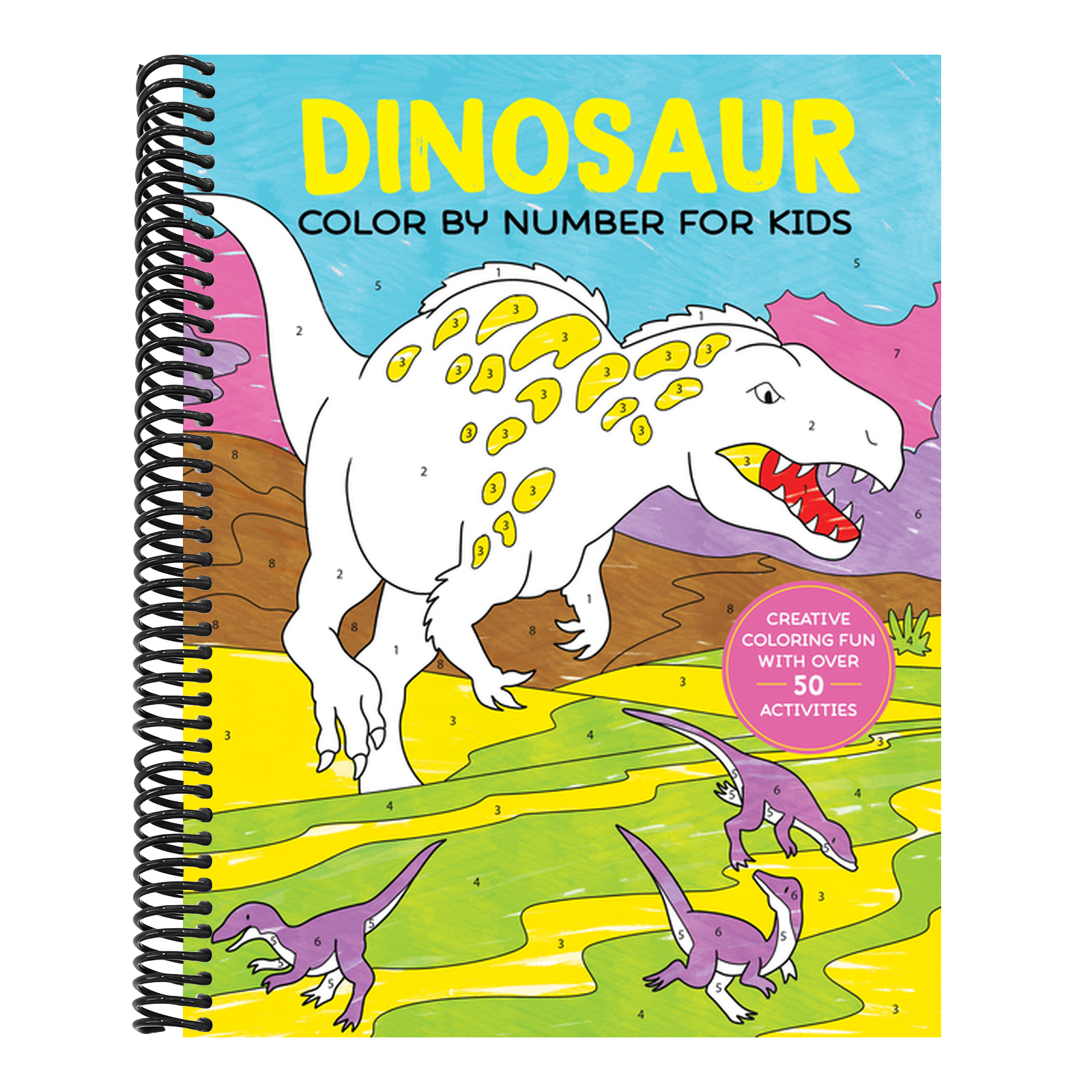 Dinosaur Color by Number for Kids: Creative Coloring Fun with Over 50 Activities
