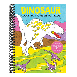 Dinosaur Color by Number for Kids: Creative Coloring Fun with Over 50 Activities