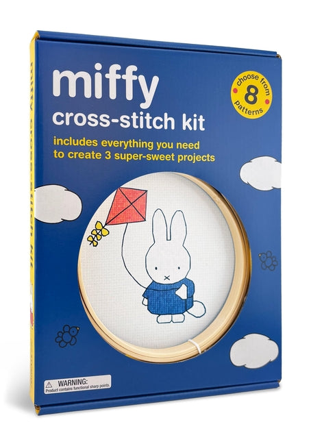 Miffy Cross-Stitch Kit: Includes Everything You Need to Create 3 Super-Sweet Projects (Choose from 8 Patterns)