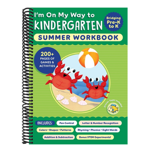 I'm on My Way to Kindergarten Summer Workbook: 200+ Pages of Games & Activities