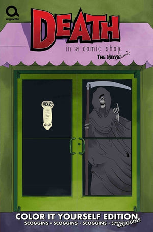 Death in a Comic Shop: The Comic (Color It Yourself)