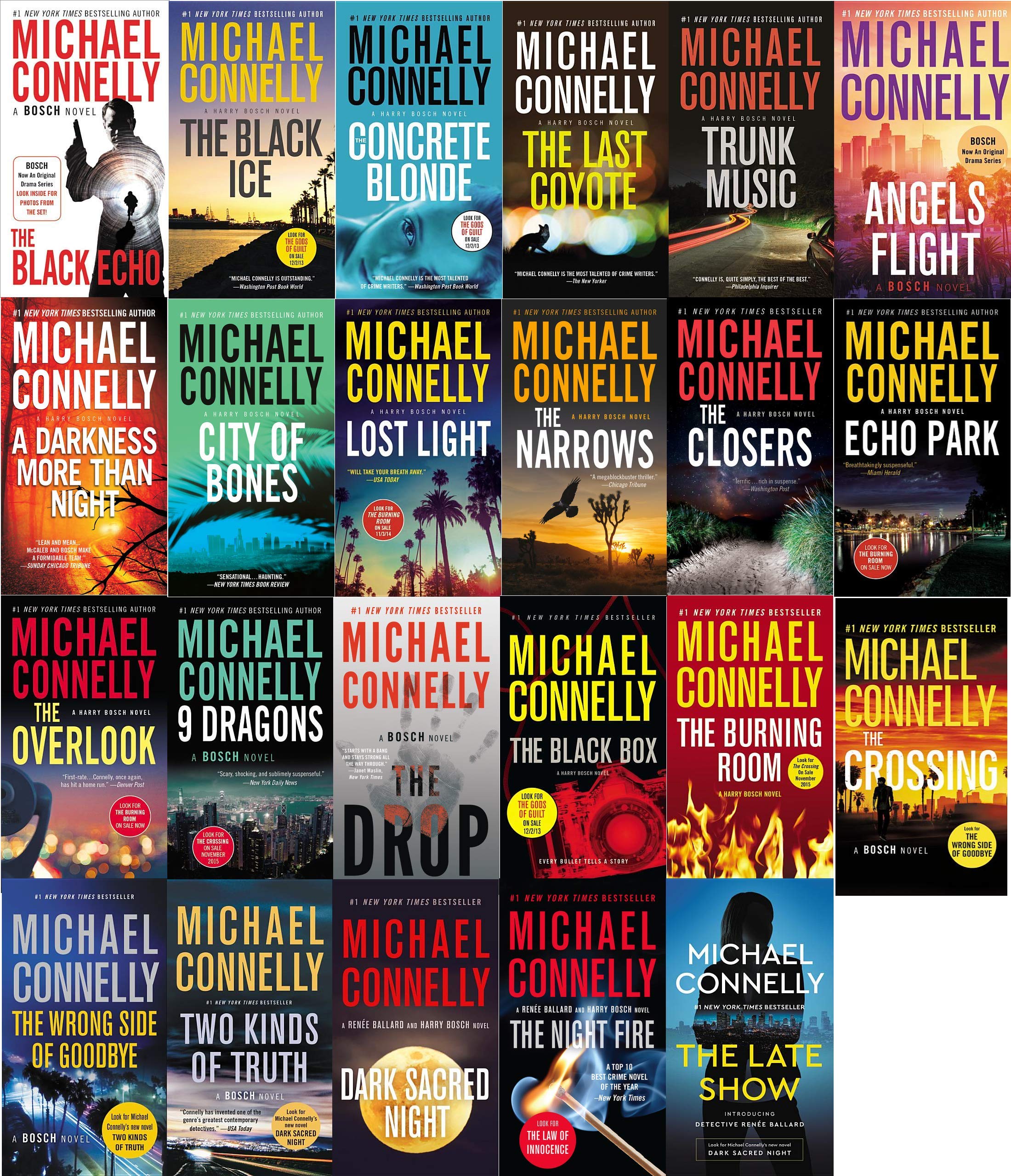 Michael Connelly - Harry Bosch Series: Books 1-23 (Set of 23)