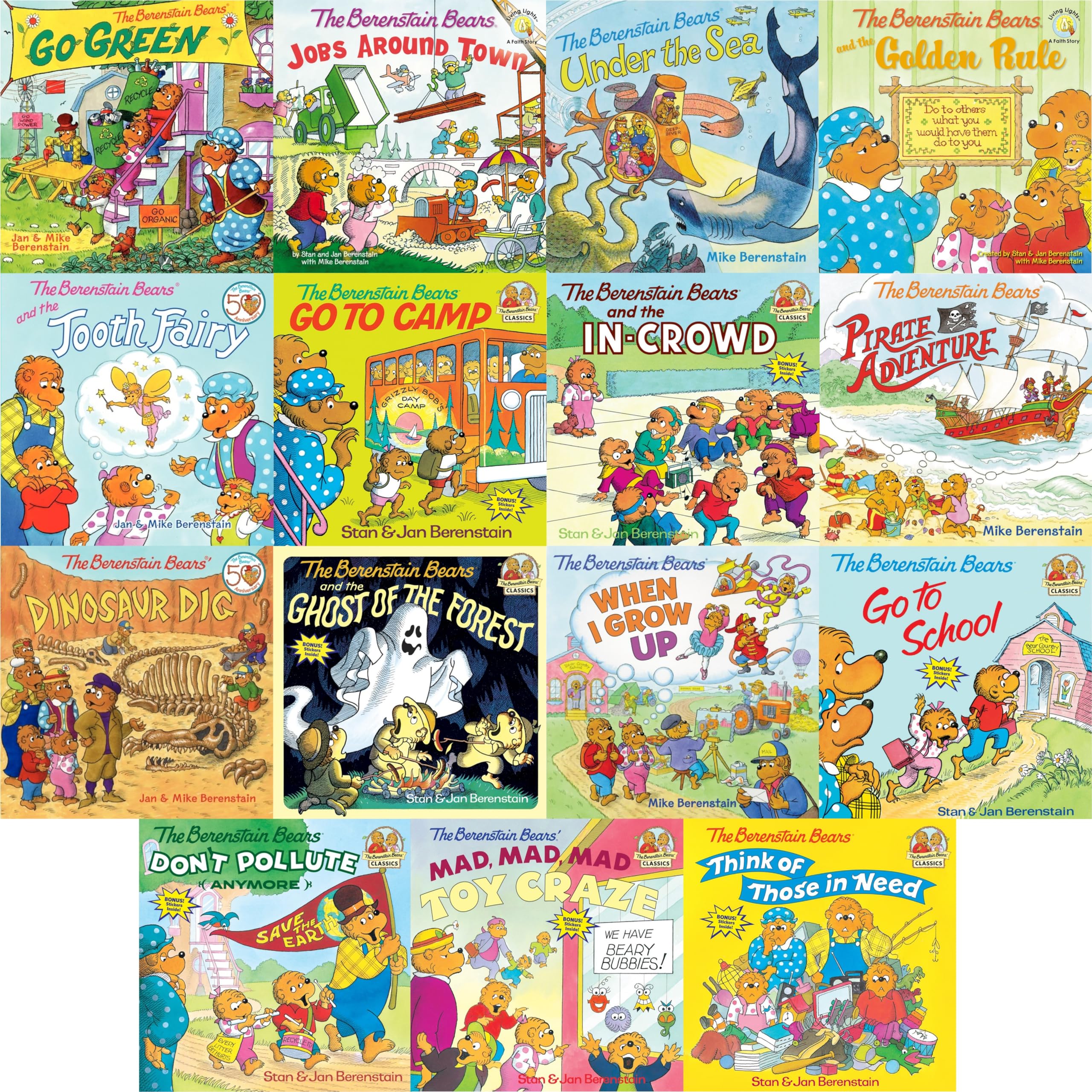 The Ultimate Berenstain Bears Collection: Learn About Strangers;bad Dream; Berenstain Bears and the Truth; Don't Pollute Anymore; Hug & Make Up; Messy Room; the Truth; Think of Those in Need; Lose a Friend; Golden Rule by Stan Berenstain (2005-05-04)
